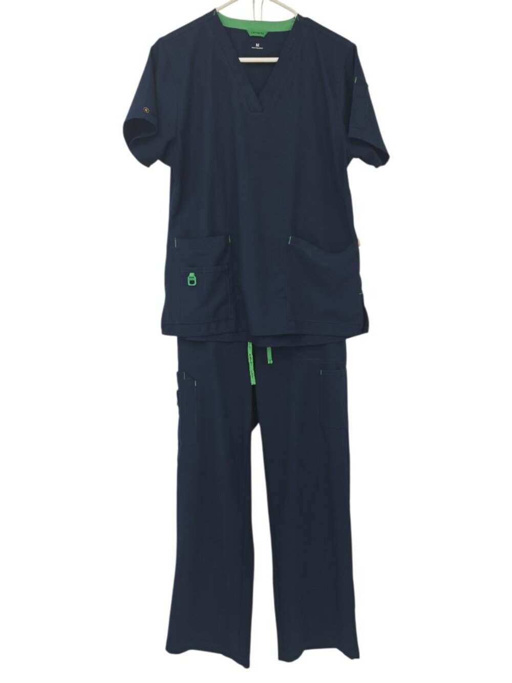 Carhartt Force Scrubs Set Navy Blue Womens Size M